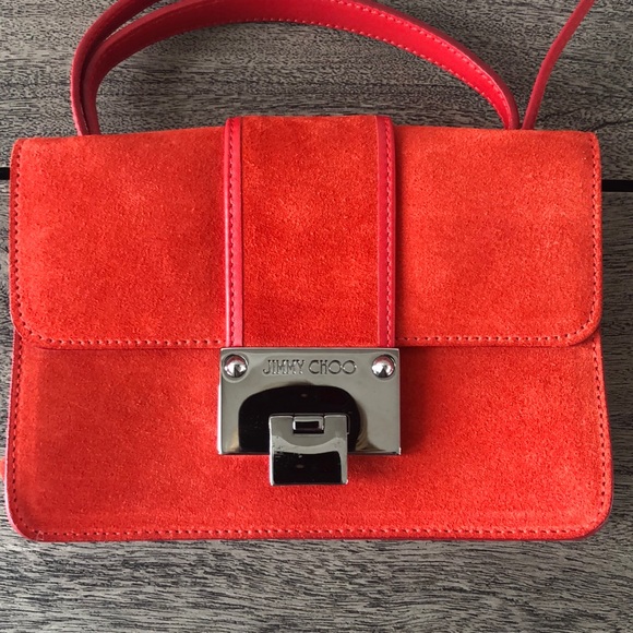 Jimmy Choo Handbags - 💯Authentic Jimmy Choo Suede Rebel Mini Sat…